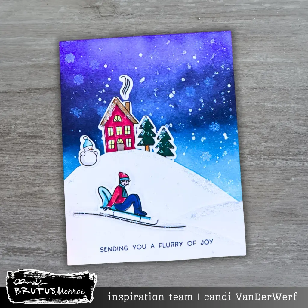 snow sledding