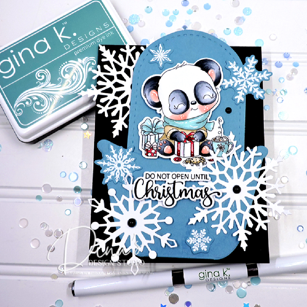 Frosty Panda Gift Card Basket