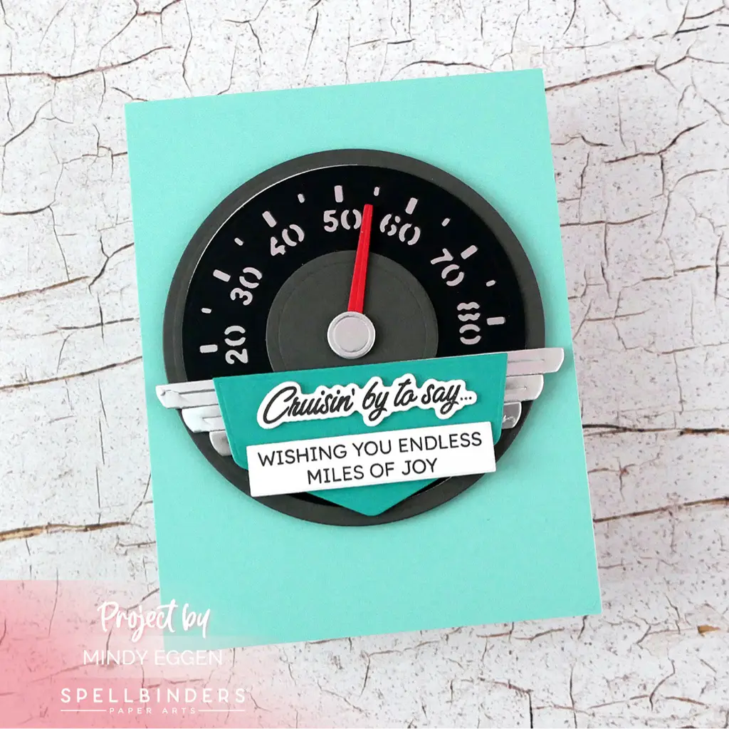 Speedometer Birthday Card