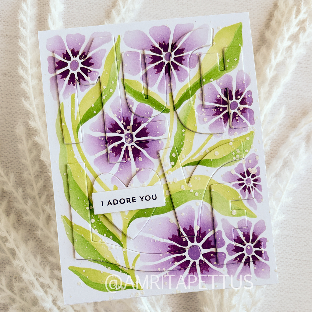 Much Love Petal Print