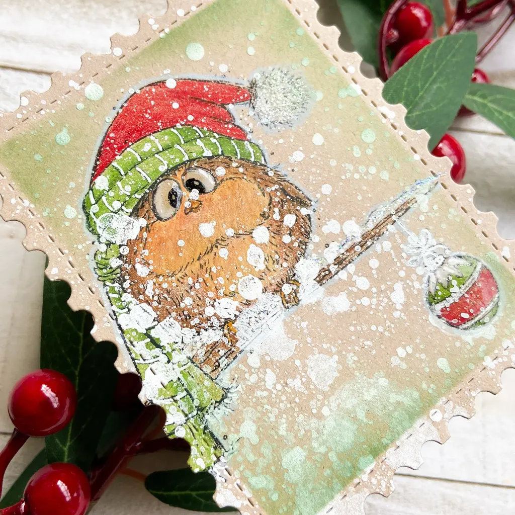 Christmas Birds in A Blizzard