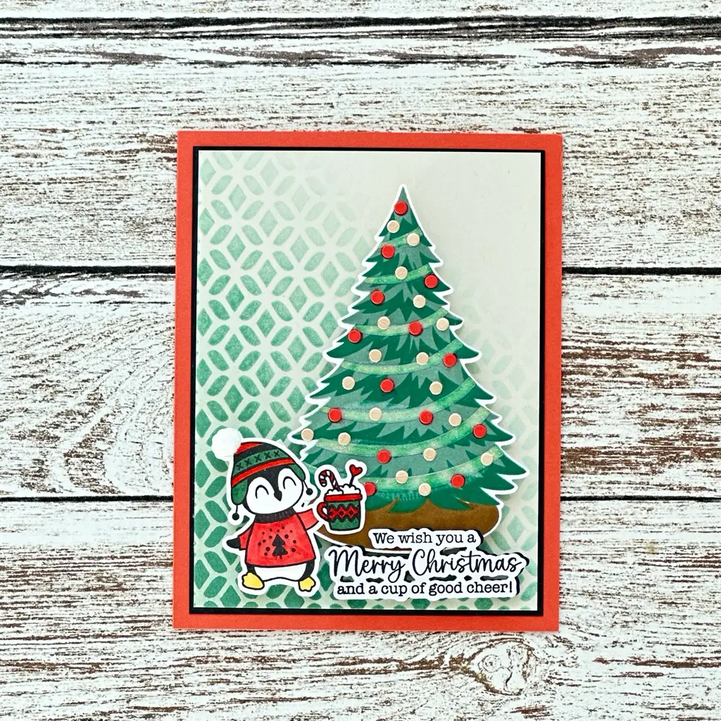 Festive penguins