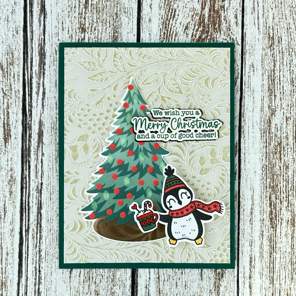 Festive penguins