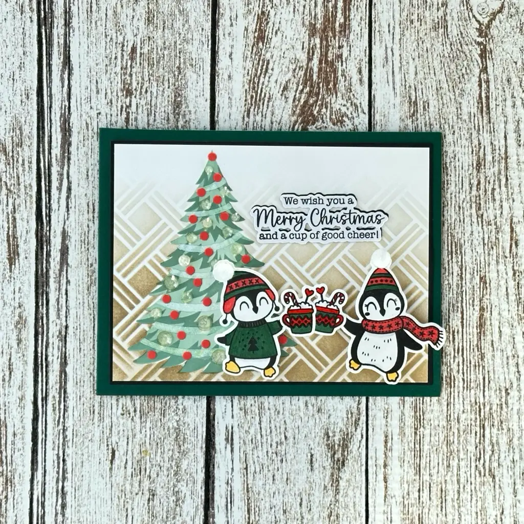 Festive penguins