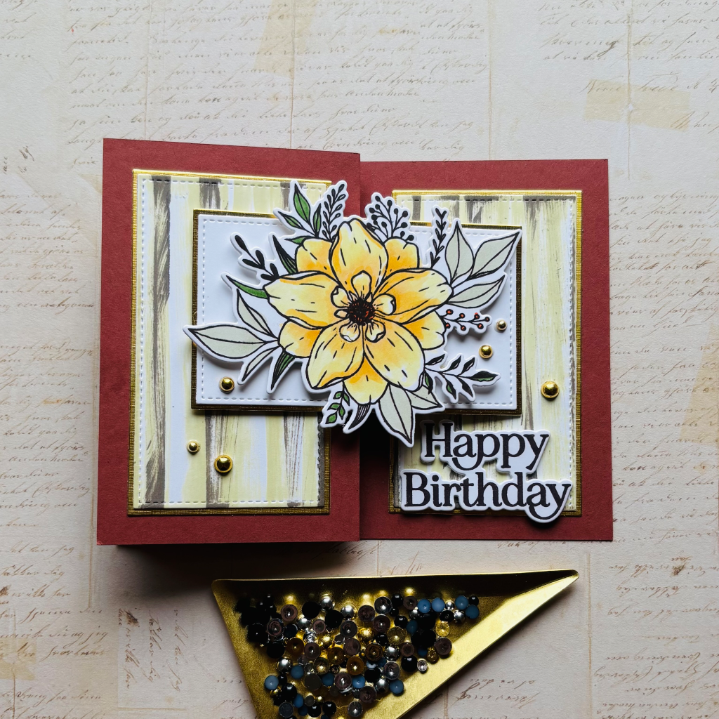 Horizontal Z Fold Card