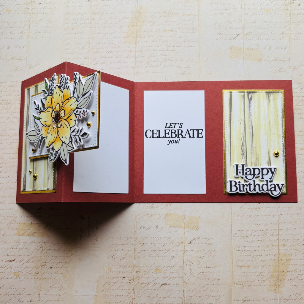 Horizontal Z Fold Card