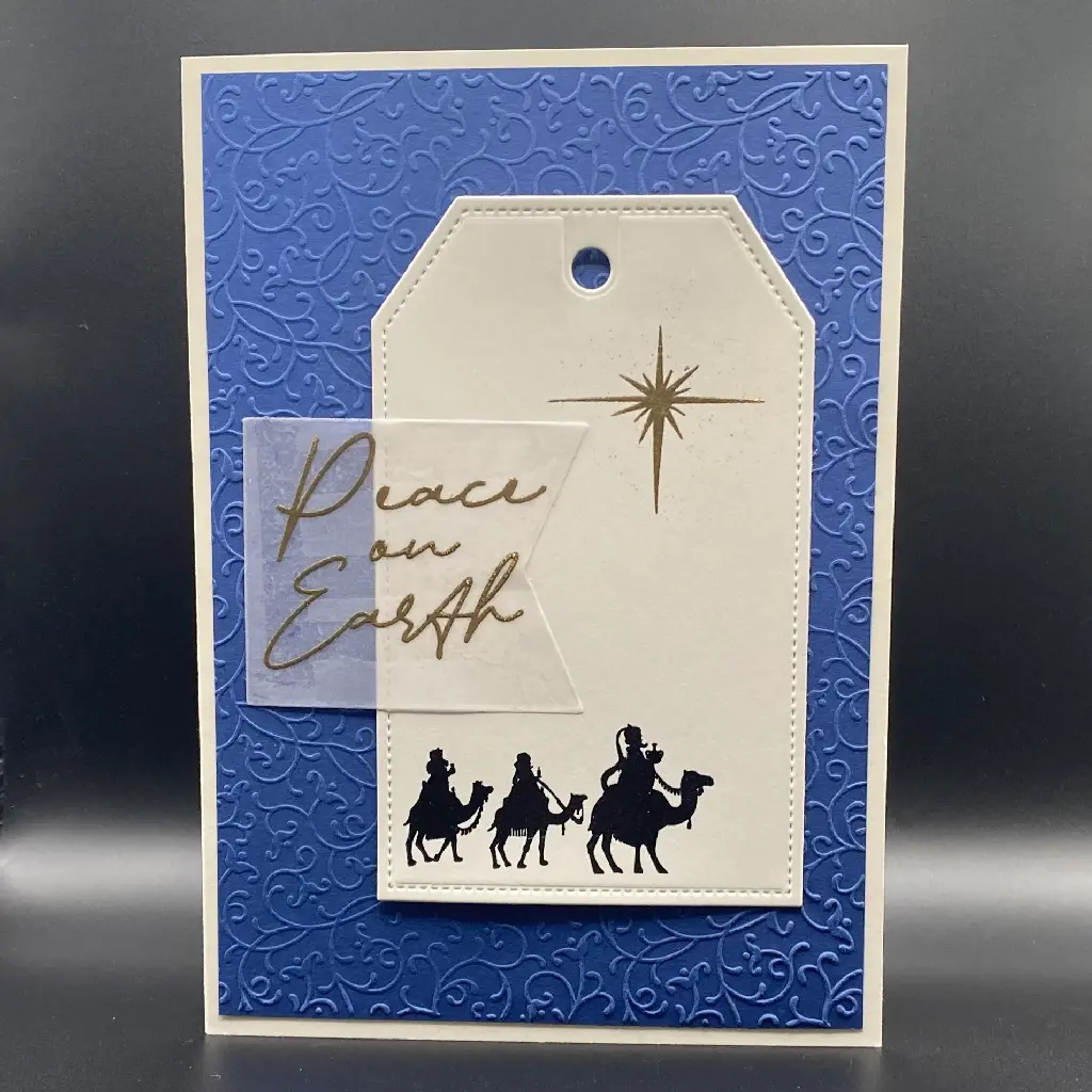 Christmas tag card 1