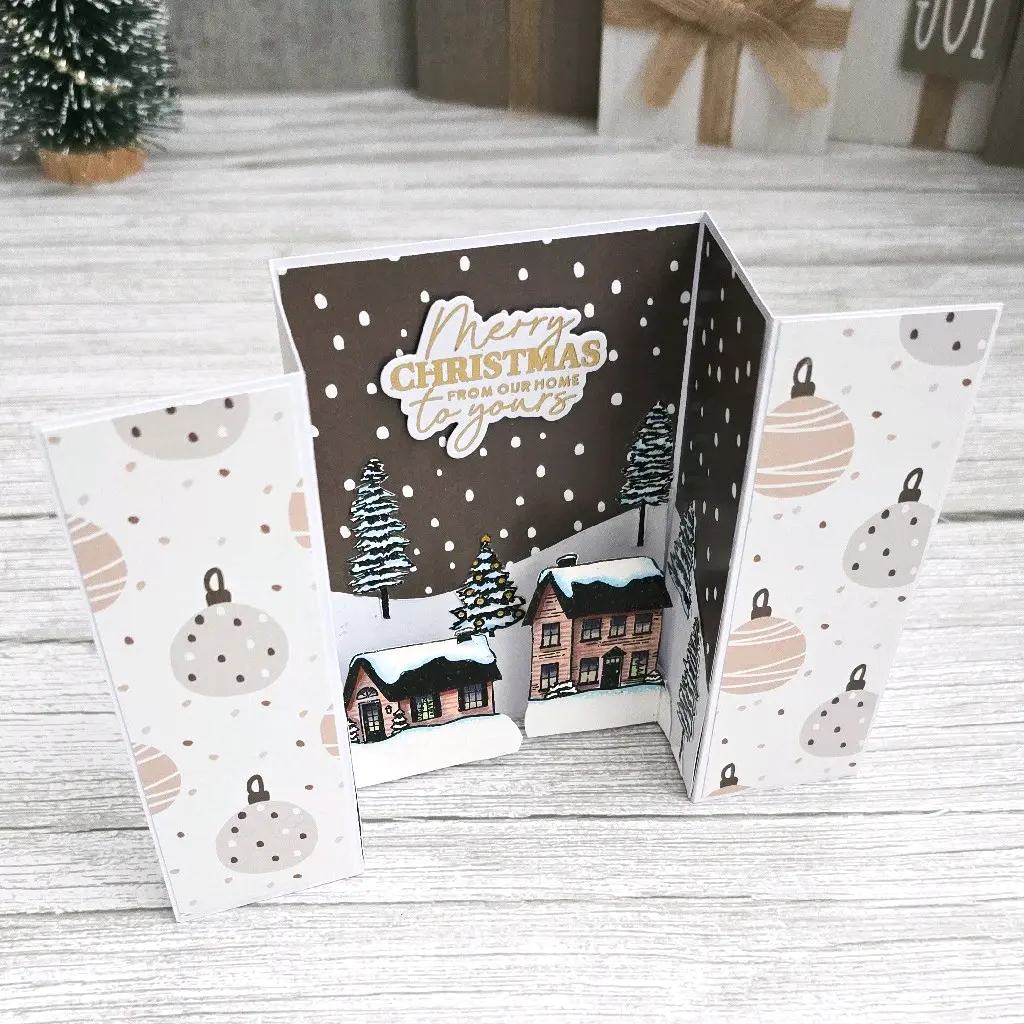 Fun Fold Christmas Village