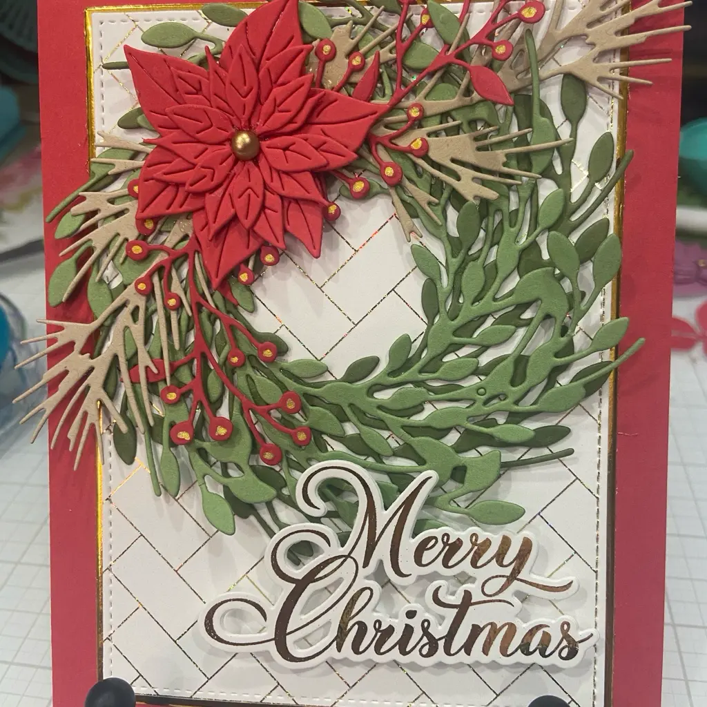Poinsettia Wreath