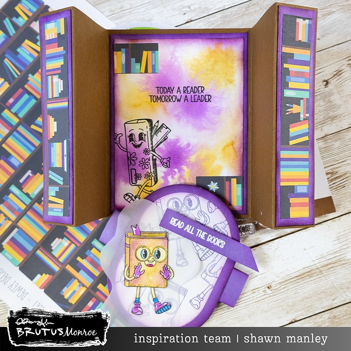 Book Dance Dewey Decimal Fun Fold Card