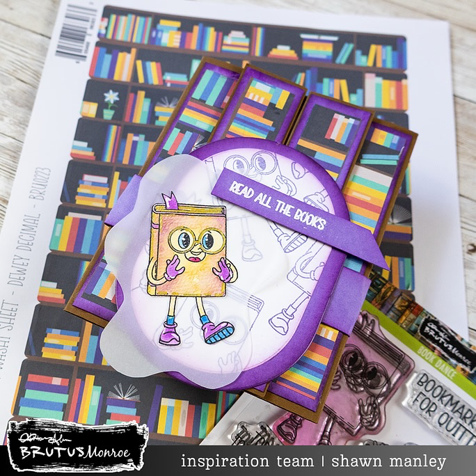 Book Dance Dewey Decimal Fun Fold Card