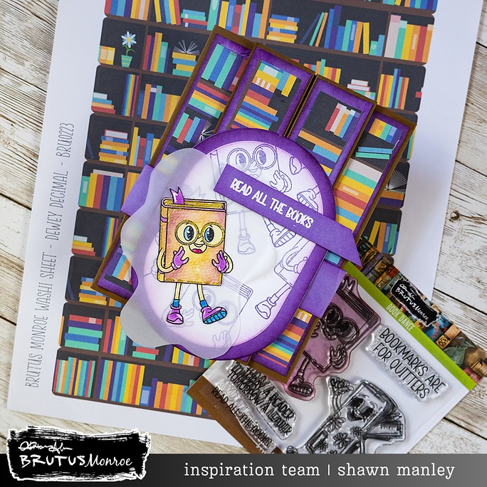 Book Dance Dewey Decimal Fun Fold Card