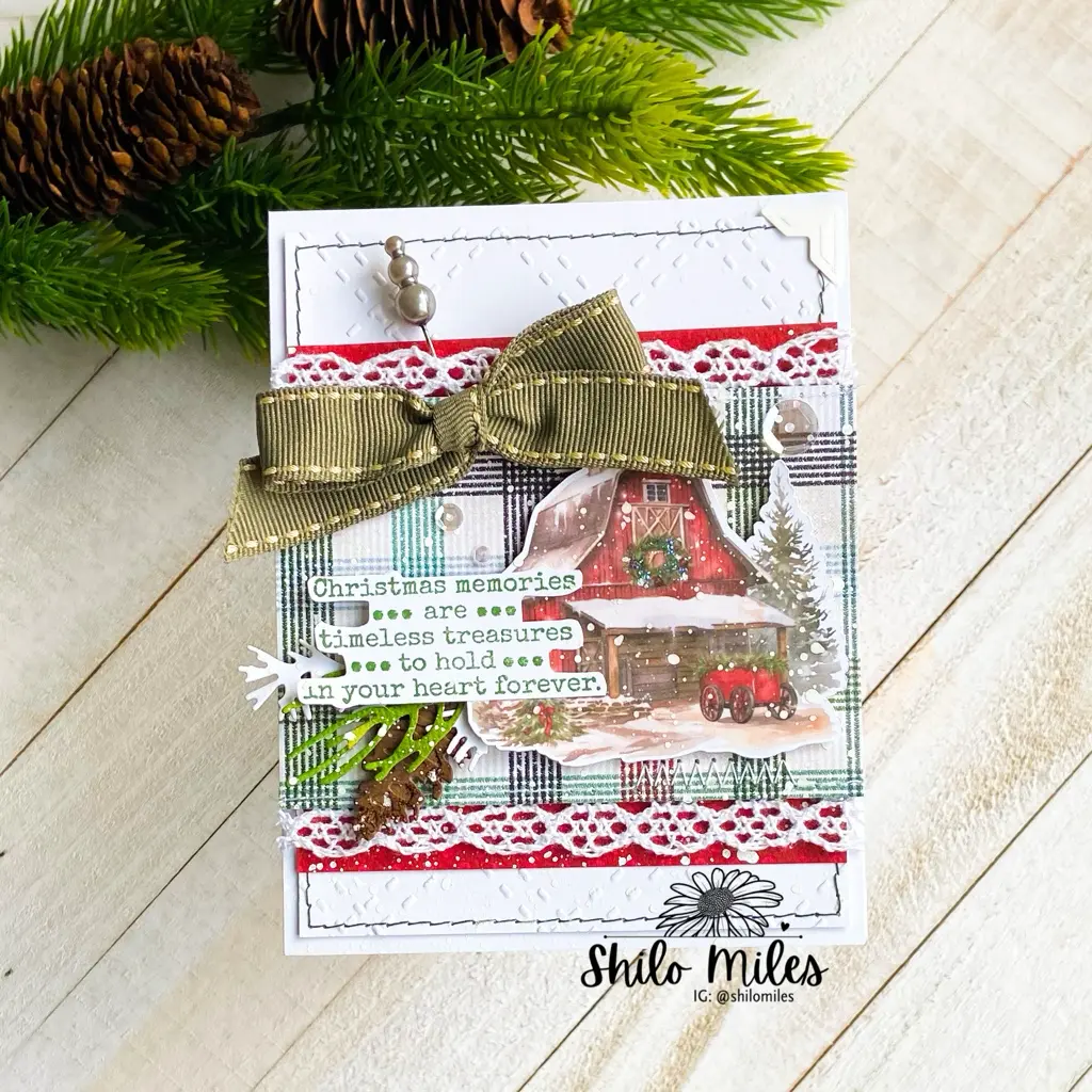 Country Christmas Card Set