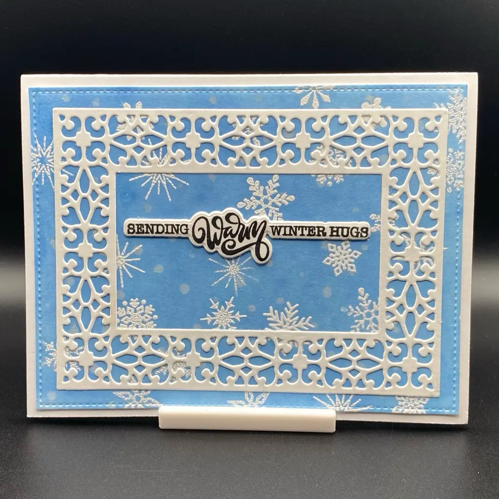 Snowflakes Ornate Frame