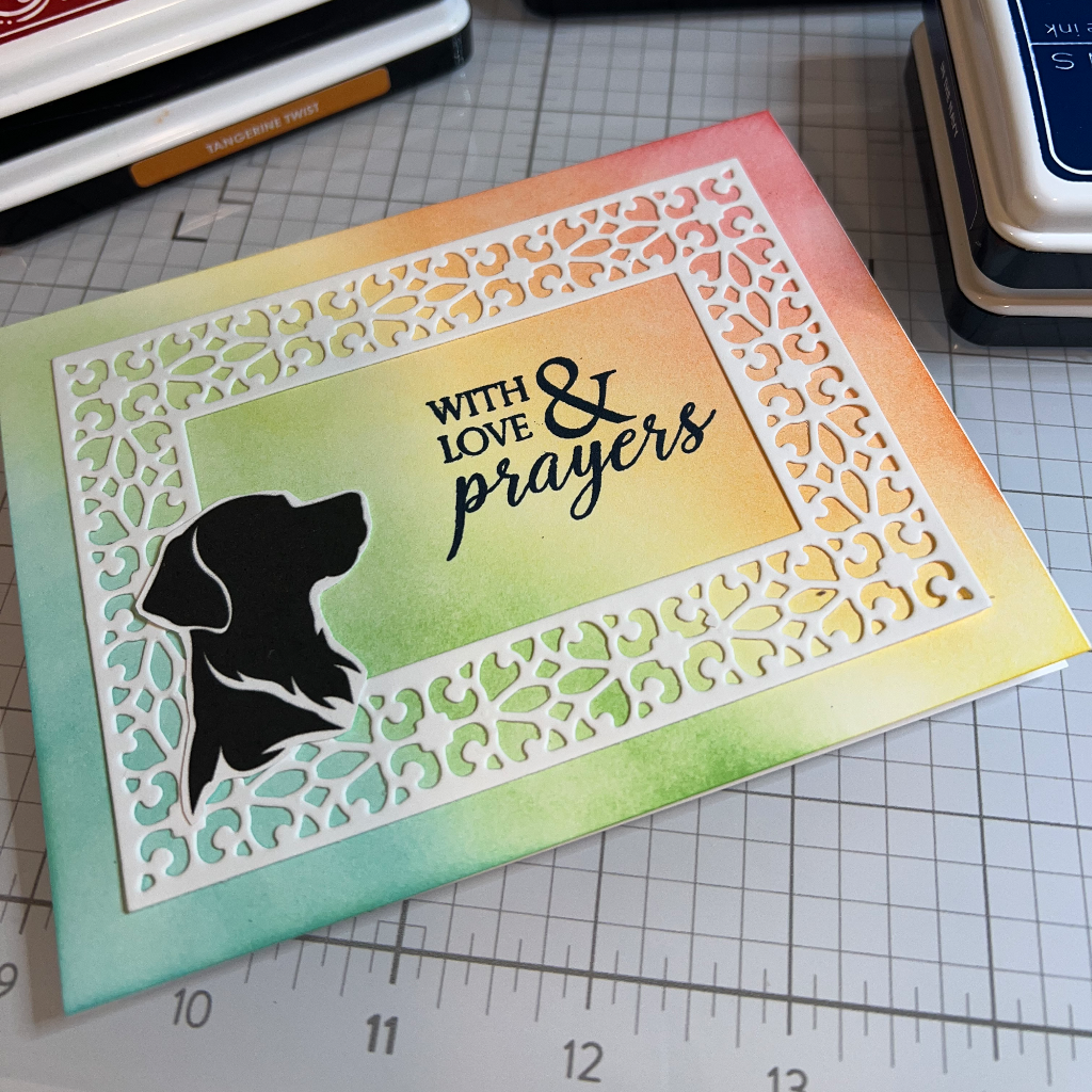 Ornate Frame Sympathy Card