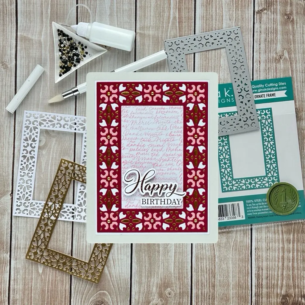 Die cut inlay