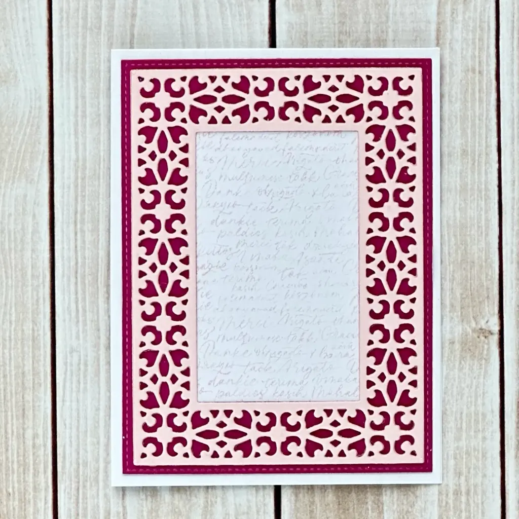 Die cut inlay