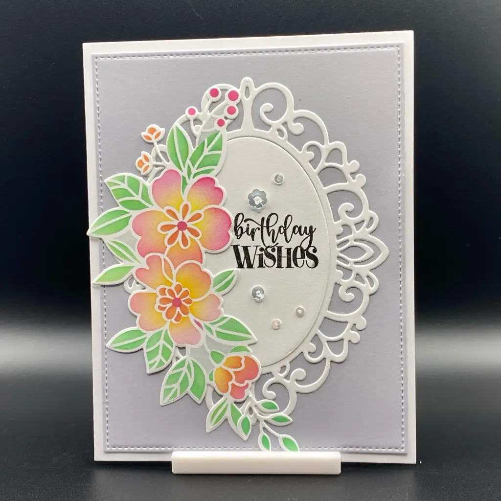 Tiara Twin Frame/Curved Floral