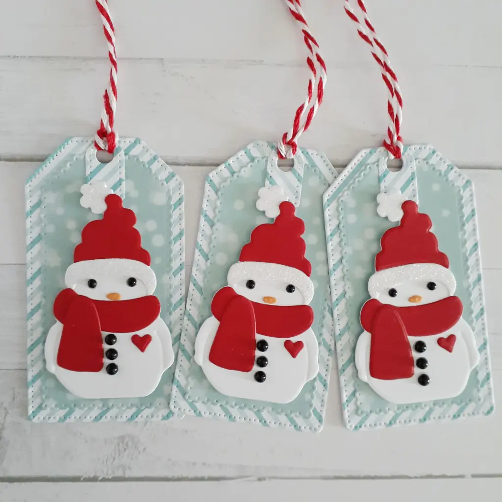Snowman Tags