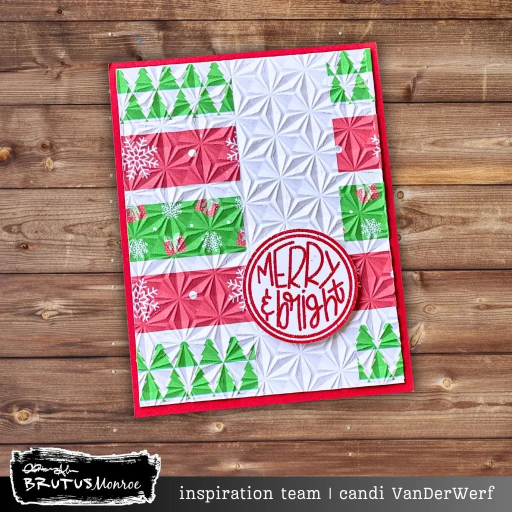 Merry and Bright Washi Map