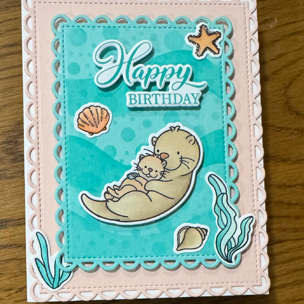 Otter Bday card