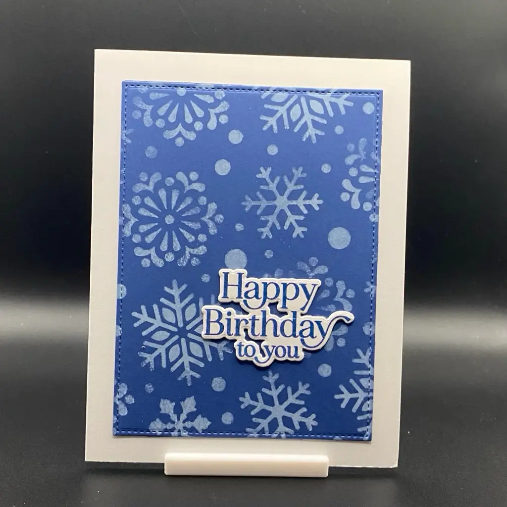 Winter Masculine Birthday