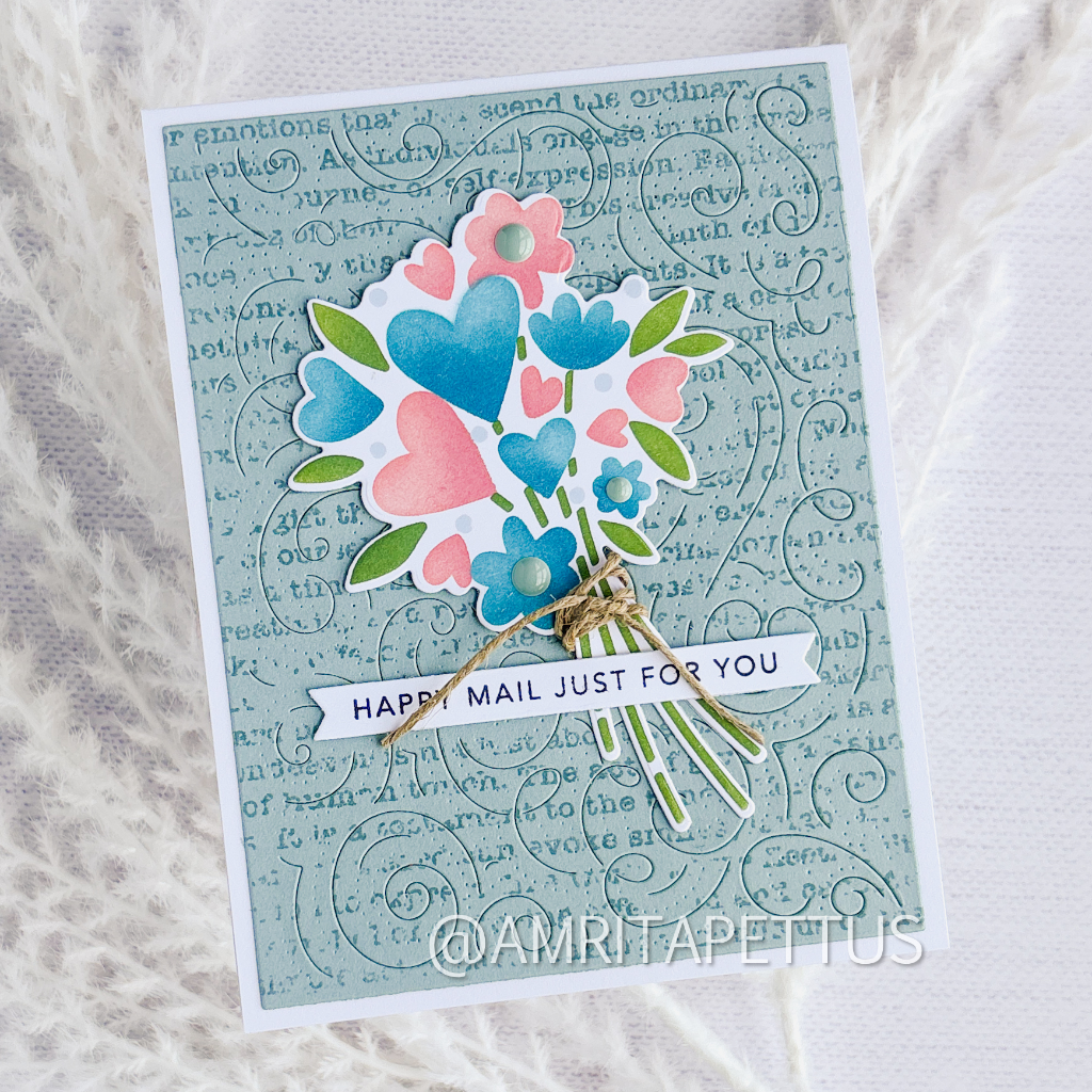 hearts in bloom bouquet happy mail