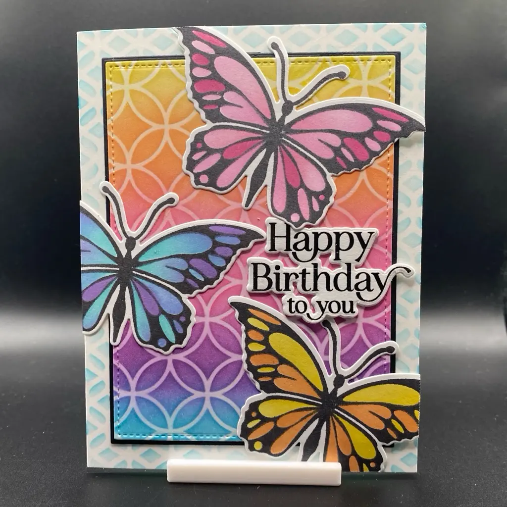 Butterfly birthday card