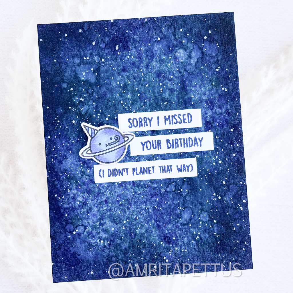 planet birthday blue galaxy