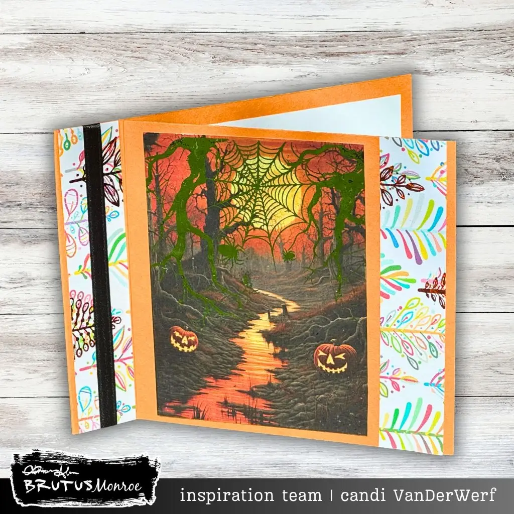 Halloween Book Fold Card