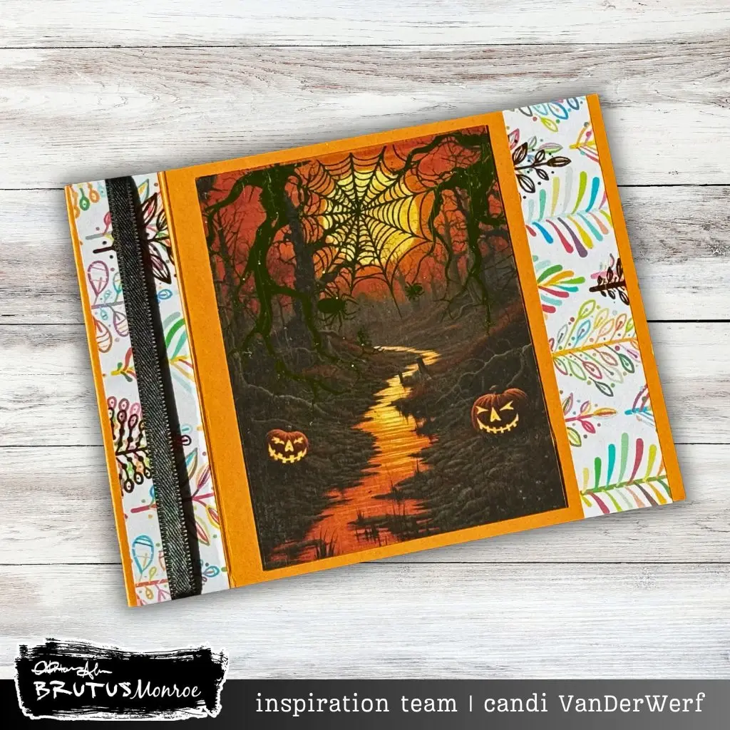 Halloween Book Fold Card