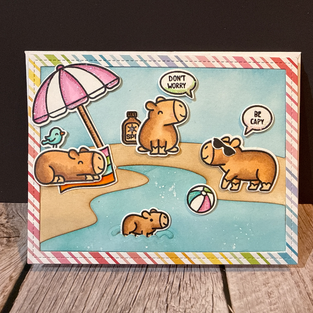 Lawn Fawn Capybaras