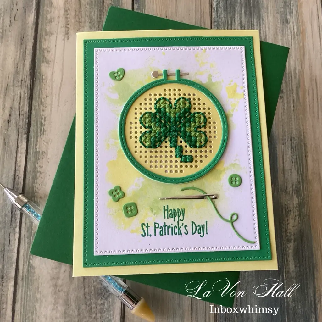 Embroidery Hoop St. Patty’s