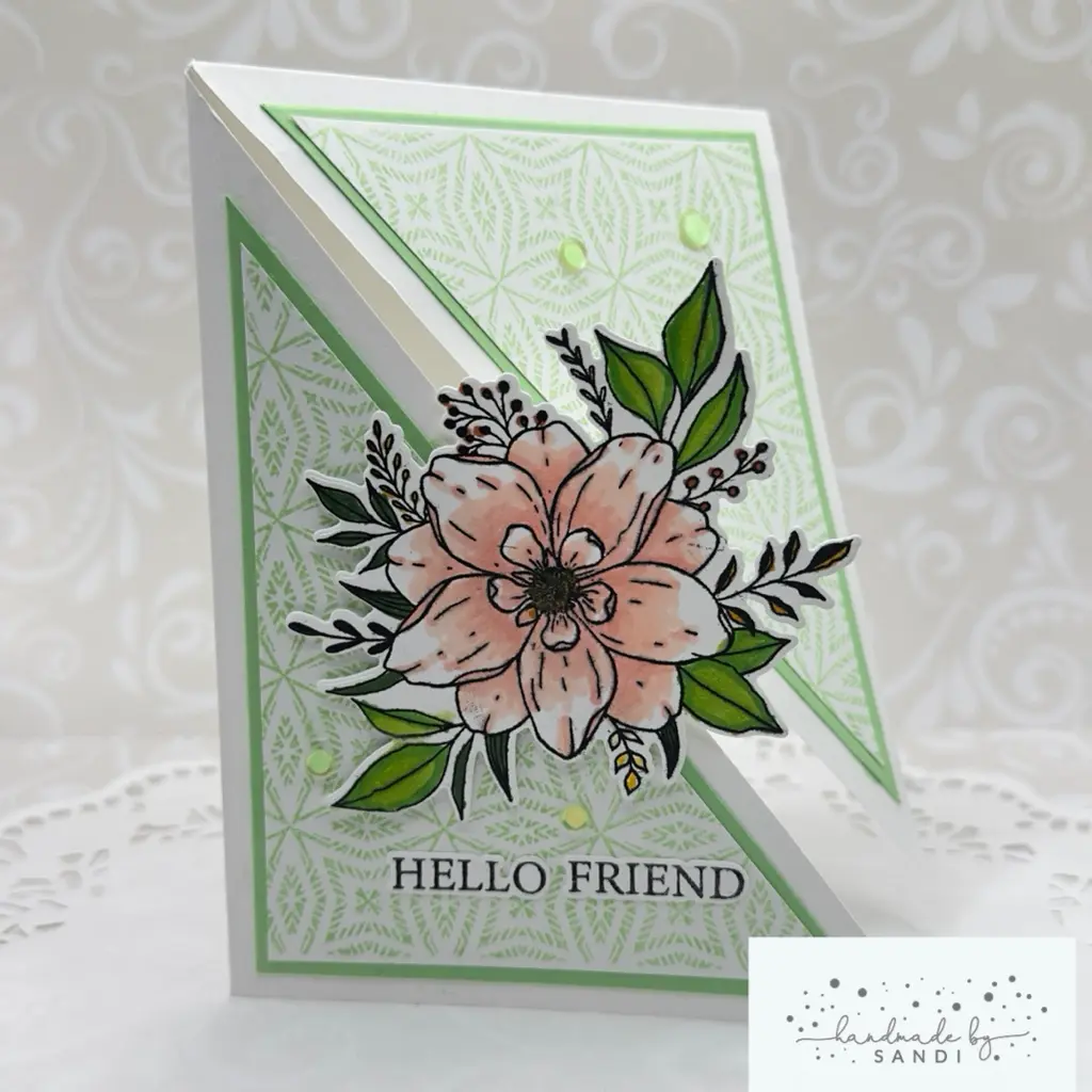 Diagonal Fold Card