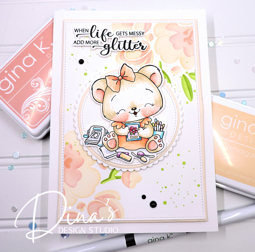 Add More Glitter Crafty Bear