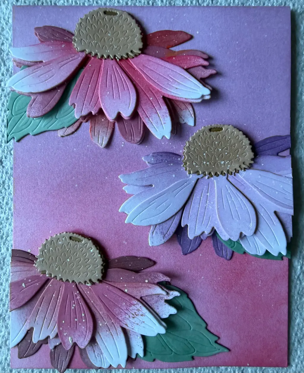 Honey Bee Stamps Lovely Layers Coneflowers