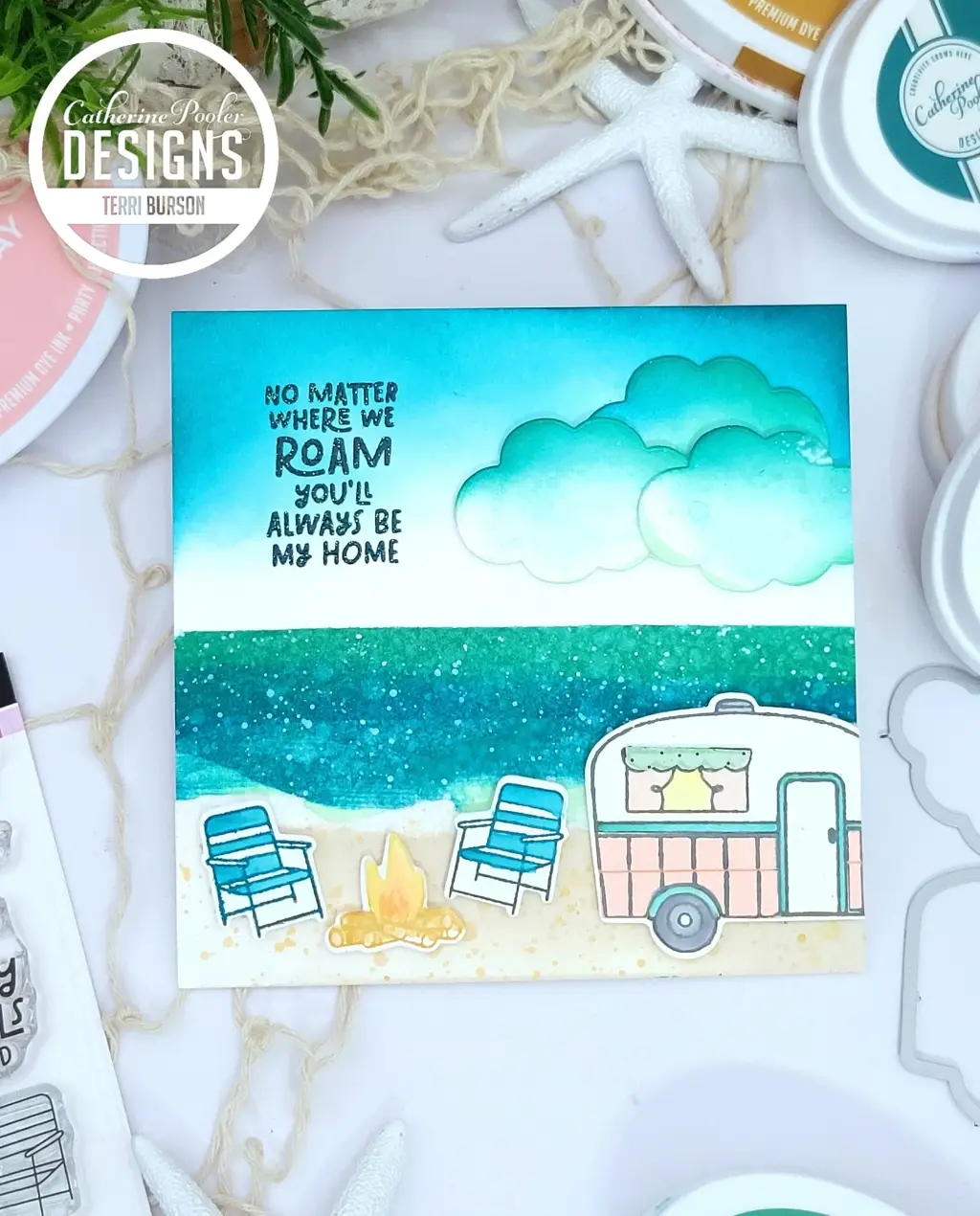 Beach Camping Card