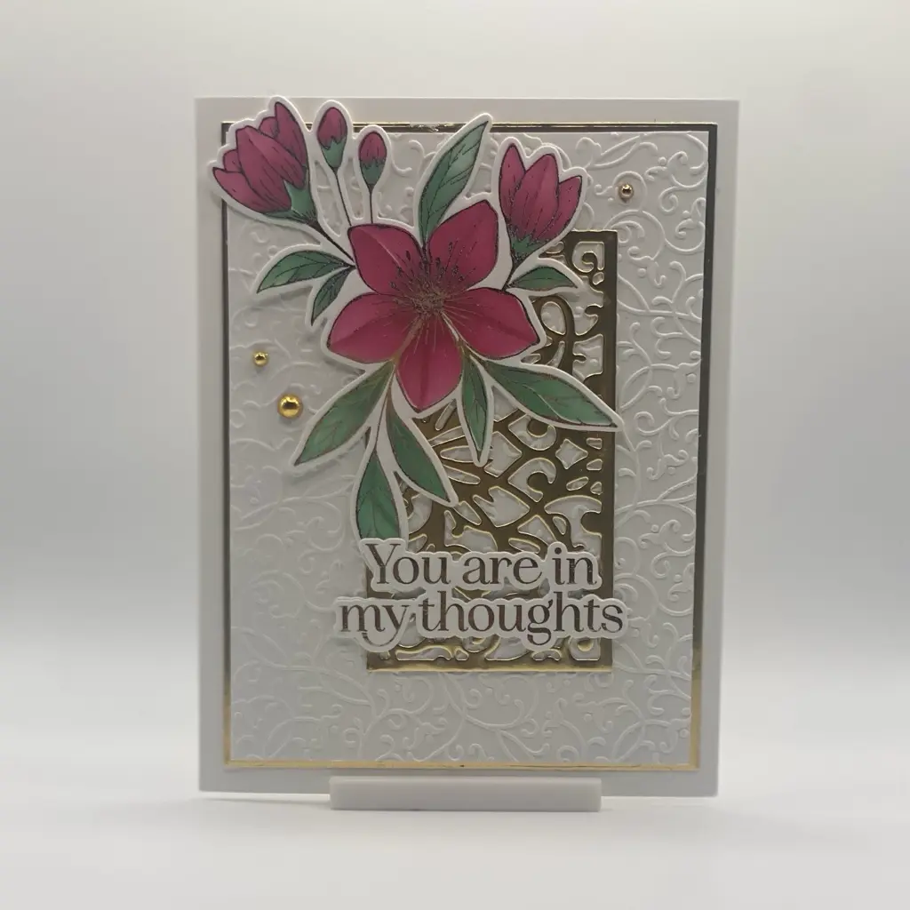 Wishful Florals in Cranberry