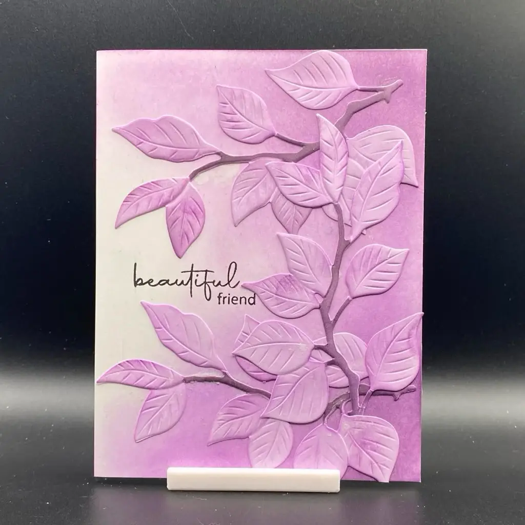 Serene Branches in purple