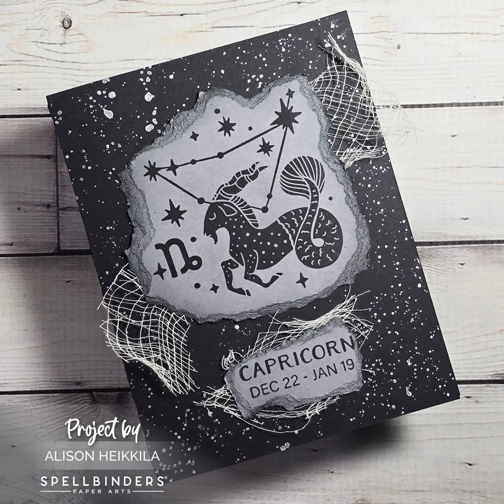 Block Print Zodiac: Capricorn