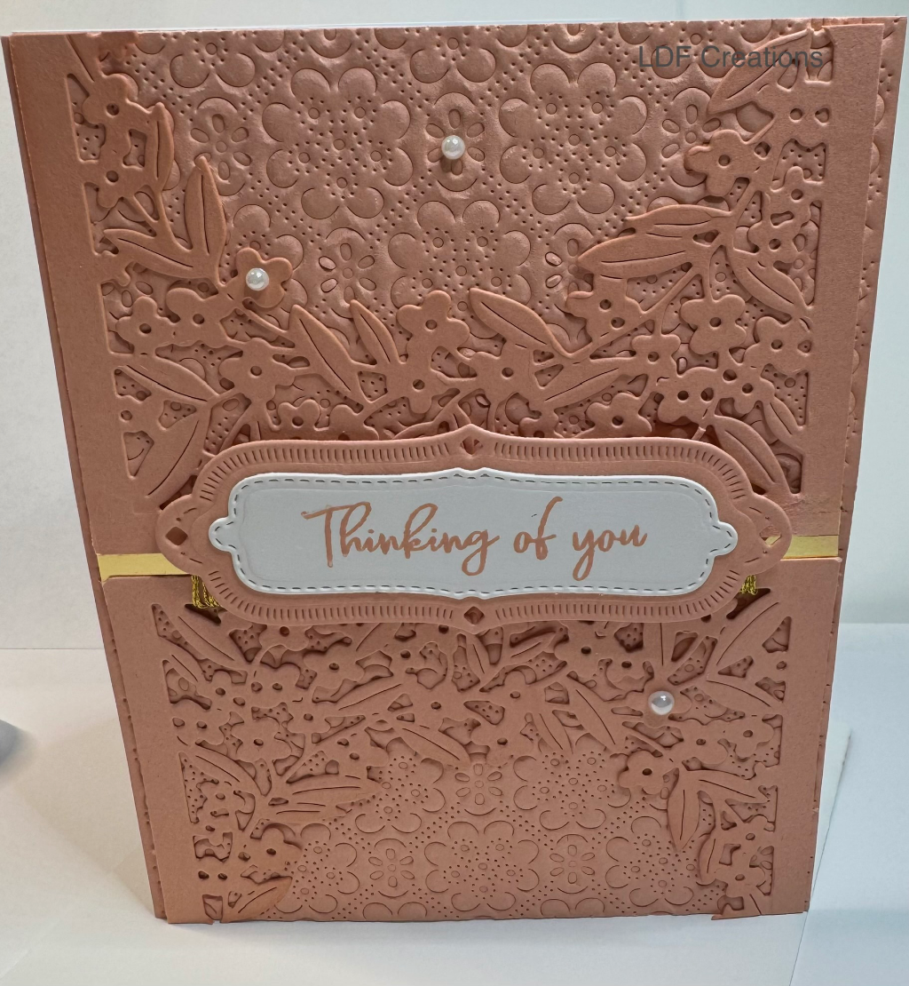 Crisp Cantaloupe Floral Card