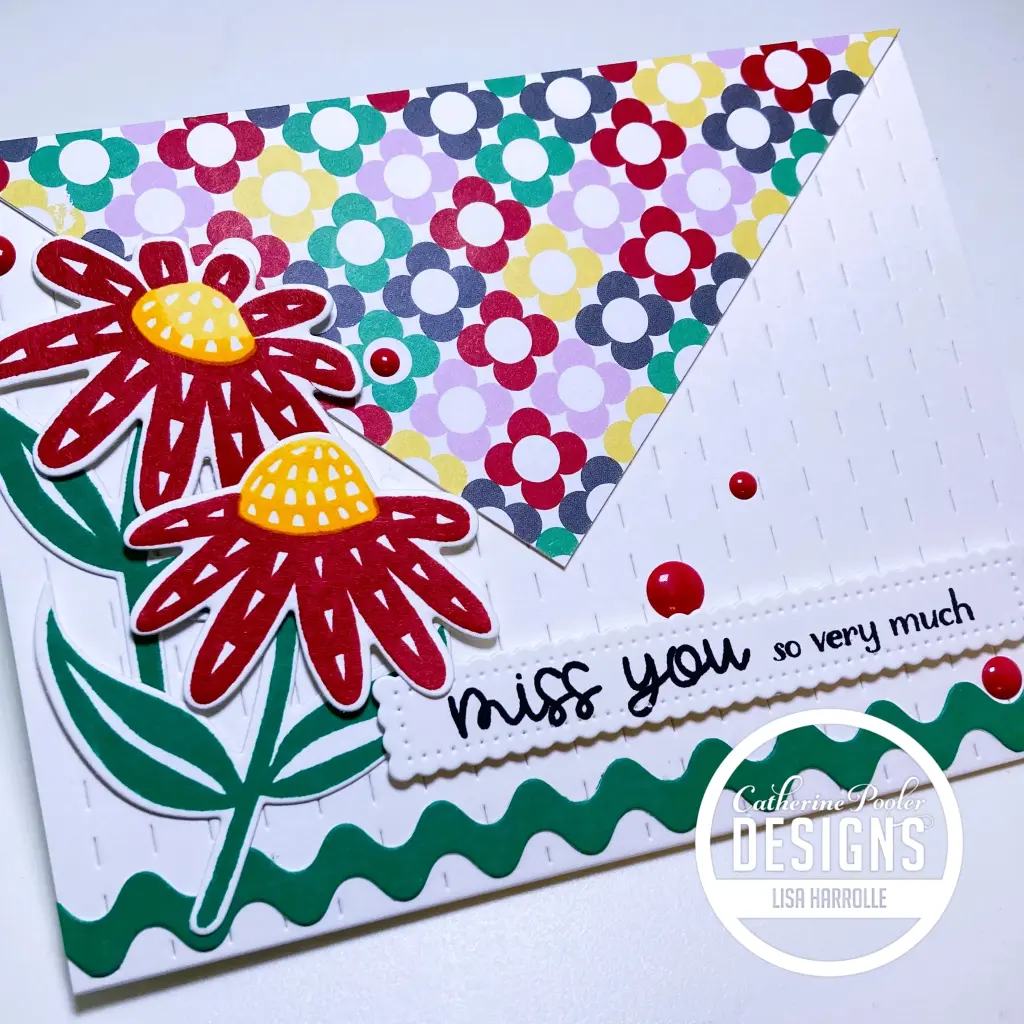 Miss You Wild Flowers Envelope