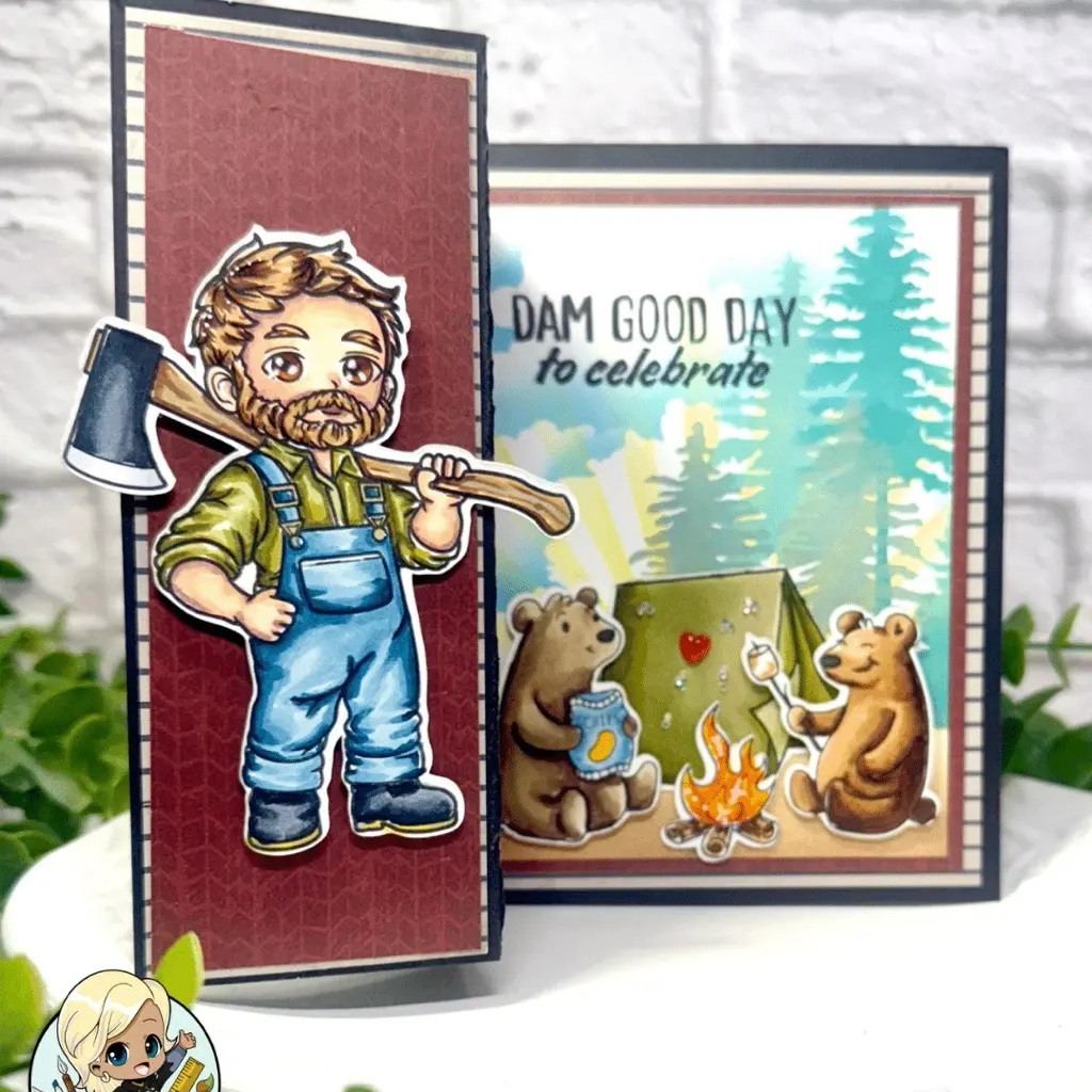 Spring Camping Scene and Craft Roulette