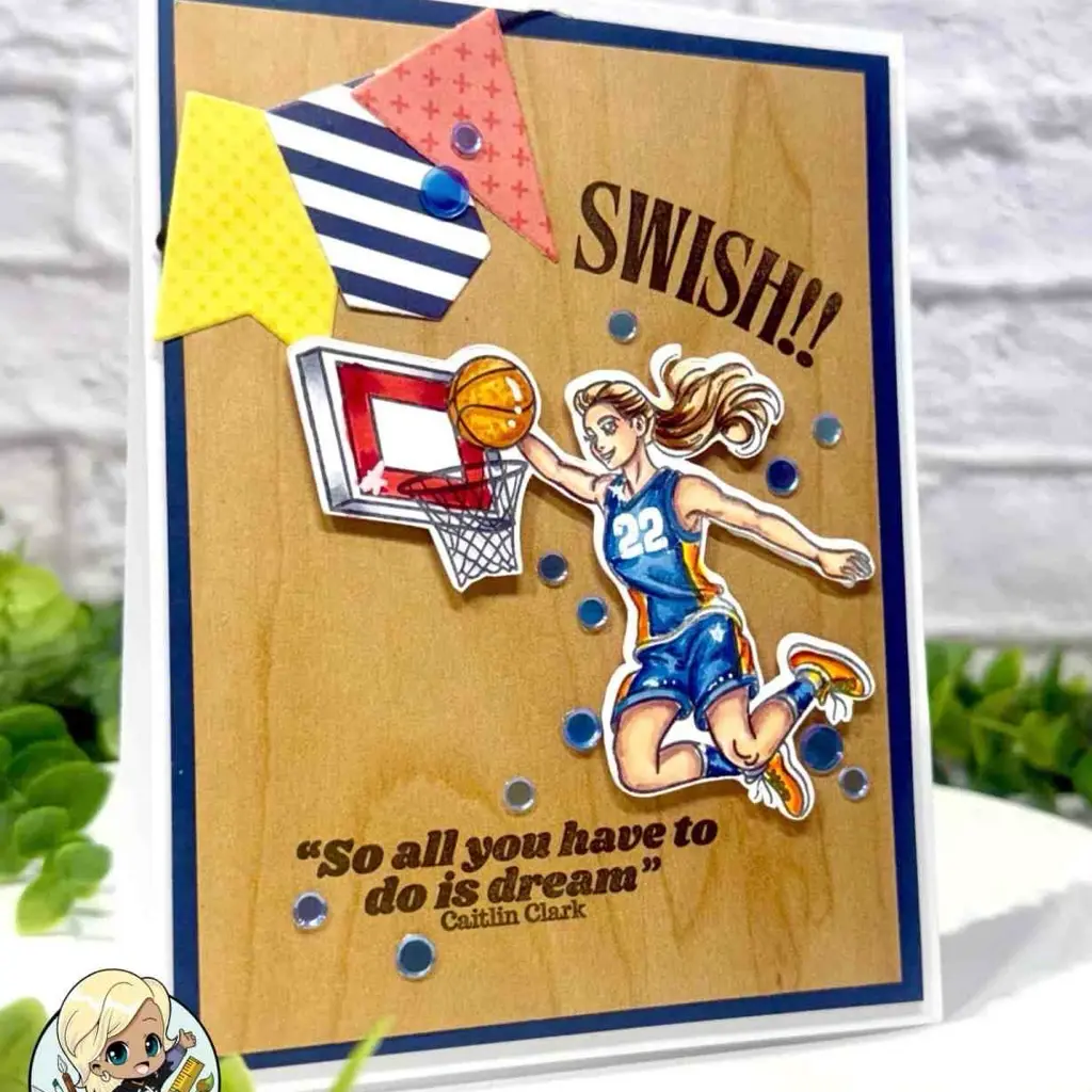 Let’s Bounce! A Slam-Dunk Basketball-Themed Card