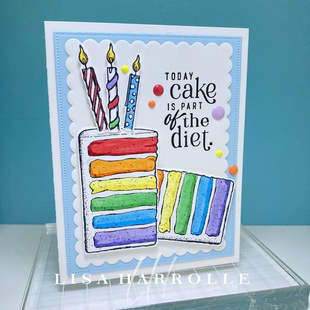 Rainbow Cake is Part of the Diet