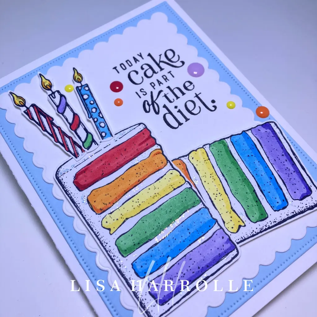 Rainbow Cake is Part of the Diet