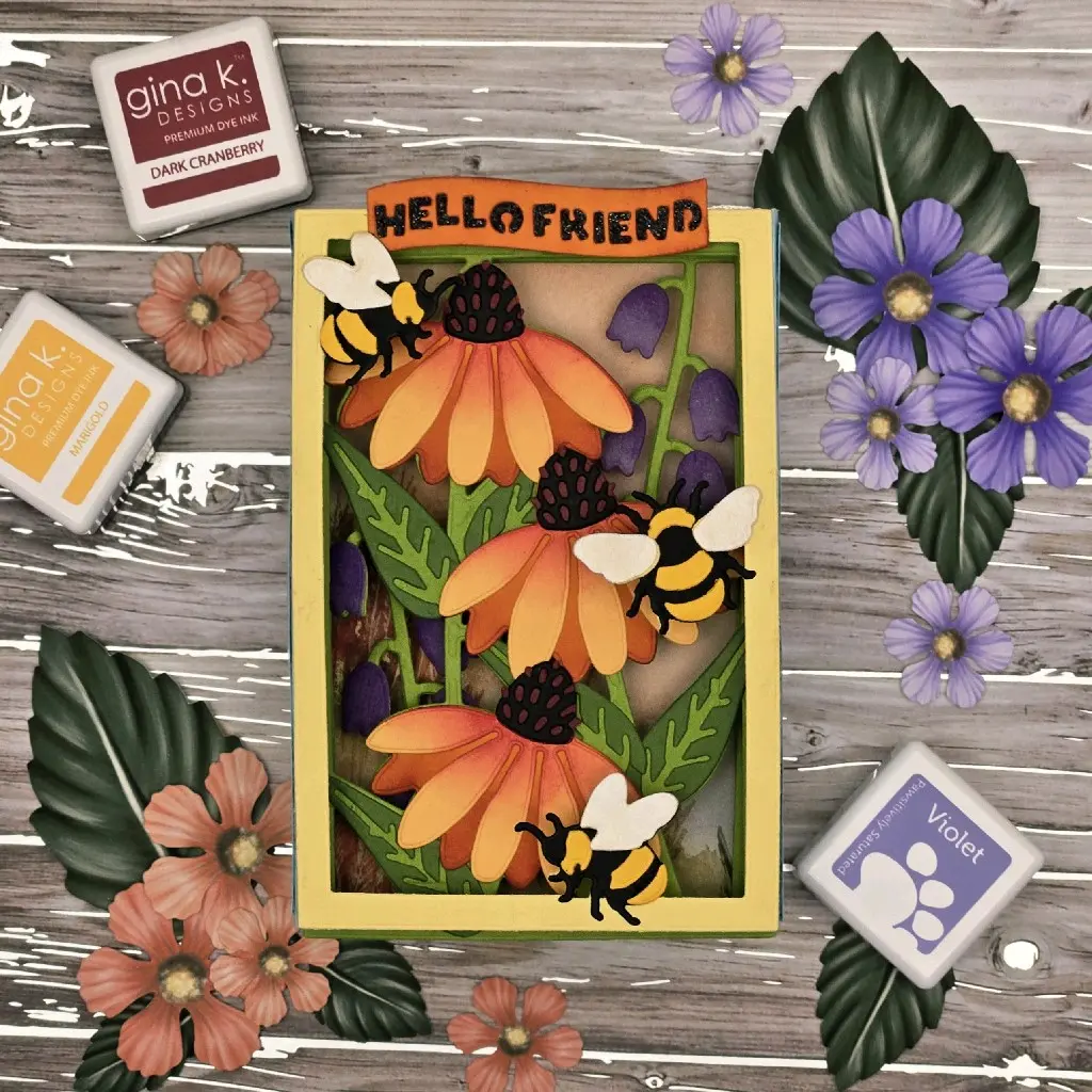 Hello Friend Pop-up card