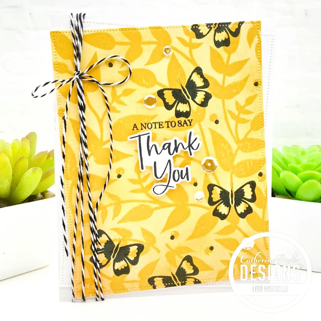Fluttering Note to Say Thank You