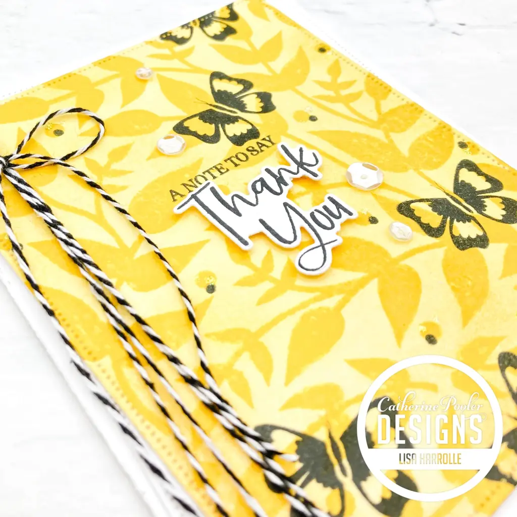 Fluttering Note to Say Thank You