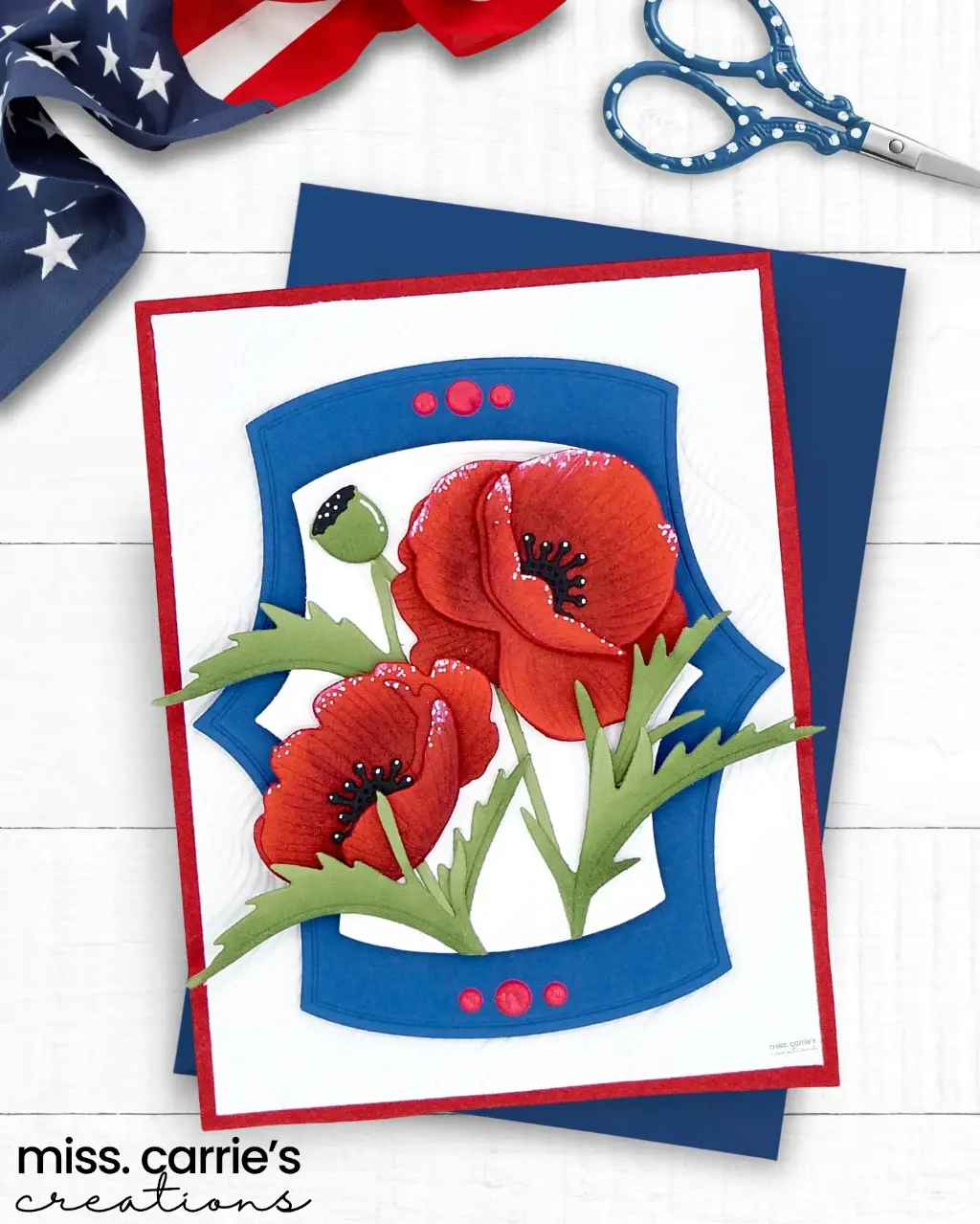Memorial Day Poppy Card